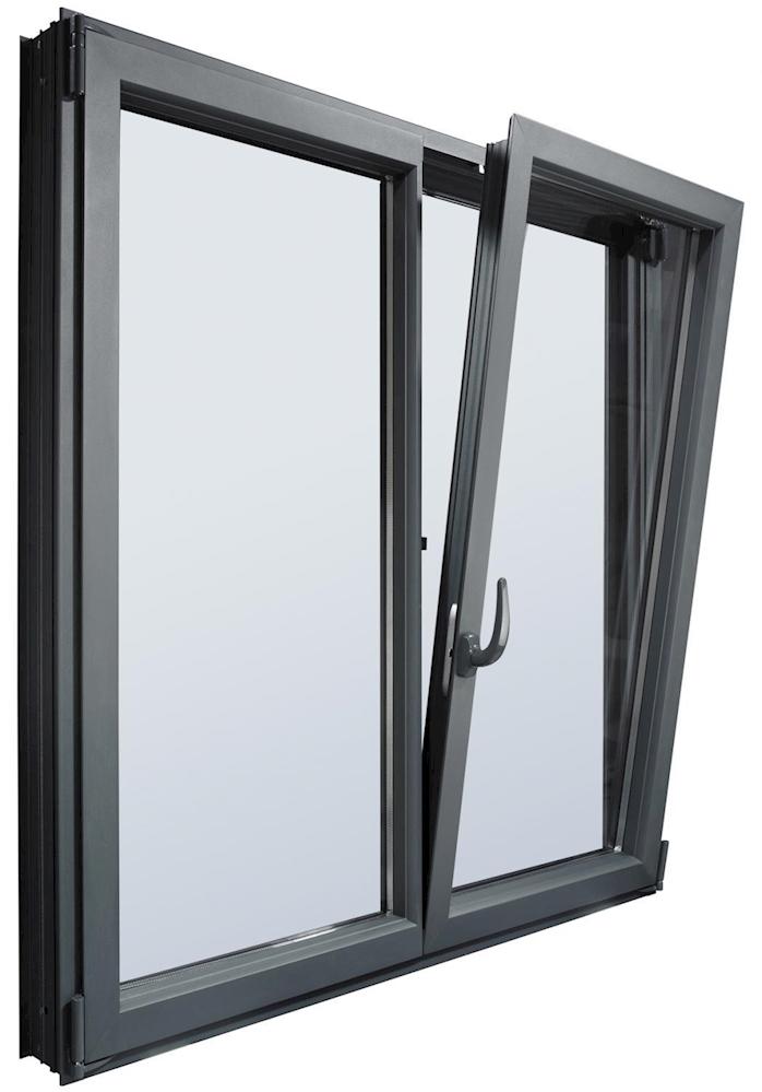 پنجره آلومینیومی لولایی