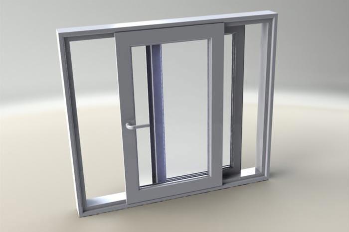پنجره آلومینیومی کشویی